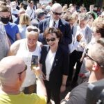 01.07.2020 Kielce. Marszałek Sejmu Elżbieta Witek spotkała się z kielczanami / Jarosław Kubalski / Radio Kielce