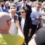 01.07.2020 Kielce. Marszałek Sejmu Elżbieta Witek spotkała się z kielczanami / Jarosław Kubalski / Radio Kielce