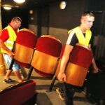 13.07.2020 Kielce. Teatr im. Stefana Żeromskiego. Demontaż widowni przed remontem / Jarosław Kubalski / Radio Kielce