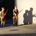 30.07.2020 Kielce. Wzgórze Zamkowe. Inscenizacja upamiętniająca rozbicie więzienia UB przy ulicy Zamkowej / Jarosław Kubalski / Radio Kielce