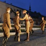 30.07.2020 Kielce. Wzgórze Zamkowe. Inscenizacja upamiętniająca rozbicie więzienia UB przy ulicy Zamkowej / Jarosław Kubalski / Radio Kielce