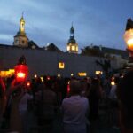 30.07.2020 Kielce. Wzgórze Zamkowe. Inscenizacja upamiętniająca rozbicie więzienia UB przy ulicy Zamkowej / Jarosław Kubalski / Radio Kielce