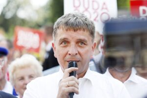 10.07.2020 Kielce. Podsumowanie przez Prawo i Sprawiedliwość kampanii wyborczej Andrzeja Dudy. Przewodniczący sejmiku Andrzej Pruś / Jarosław Kubalski / Radio Kielce