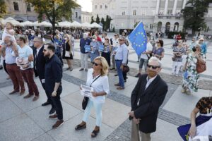 10.07.2020 Kielce. Platforma Obywatelska podsumowała kampanie wyborczą Rafała Trzaskowskiego / Jarosław Kubalski / Radio Kielce