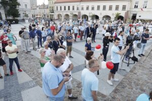 10.07.2020 Kielce. Platforma Obywatelska podsumowała kampanie wyborczą Rafała Trzaskowskiego / Jarosław Kubalski / Radio Kielce