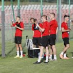 30.07.2020. Kielce. Stadion przy ulicy Szczepaniaka. Trening piłkarzy Korony / Jarosław Kubalski / Radio Kielce