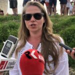 25.07.2020. Sandomierz. Dzień Wisły. Na zdjęciu: Katarzyna Wolan / Grażyna Szlęzak-Wójcik / Radio Kielce