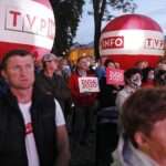 06.07.2020. Końskie. Rynek. Debata prezydencka / Jarosław Kubalski / Radio Kielce