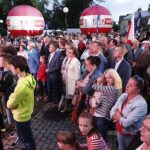06.07.2020. Końskie. Rynek. Debata prezydencka / Jarosław Kubalski / Radio Kielce