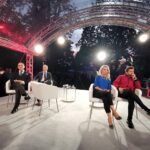 06.07.2020. Końskie. Rynek. Debata prezydencka / Jarosław Kubalski / Radio Kielce