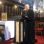 05.07.2020 Sandomierz. II Letni Festiwal Muzyki Sakralnej „Ucho Igielne”. Na zdjęciu ks. Zygmunt Gil -proboszcz parafii katedralnej w Sandomierzu / Grażyna Szlęzak-Wójcik / Radio Kielce