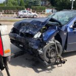 17.07.2020. Leszczyny. Wypadek / Wiktor Taszłow / Radio Kielce