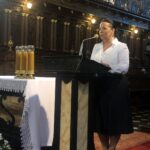 05.07.2020 Sandomierz. II Letni Festiwal Muzyki Sakralnej „Ucho Igielne”. Na zdjęciu Magdalena Kusztal - pomysłodawczyni i organizatorka Letniego Festiwalu Sztuki Sakralnej Ucho Igielne / Grażyna Szlęzak-Wójcik / Radio Kielce