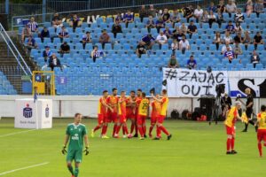 14.07.2020. Płock. 36. kolejka PKO Ekstraklasy: Wisła Płock - Korona Kielce / Krzysztof Bujnowicz / Radio Kielce