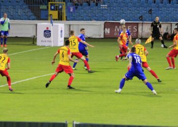 14.07.2020. Płock. 36. kolejka PKO Ekstraklasy: Wisła Płock - Korona Kielce / Krzysztof Bujnowicz / Radio Kielce