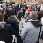 08.07.2020. Sandomierz. Wizyta marszałek Sejmu Elżbiety Witek / Jarosław Kubalski / Radio Kielce