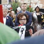 08.07.2020. Sandomierz. Wizyta marszałek Sejmu Elżbiety Witek / Jarosław Kubalski / Radio Kielce