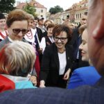 08.07.2020. Sandomierz. Wizyta marszałek Sejmu Elżbiety Witek / Jarosław Kubalski / Radio Kielce