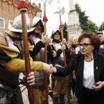 08.07.2020. Sandomierz. Wizyta marszałek Sejmu Elżbiety Witek / Jarosław Kubalski / Radio Kielce