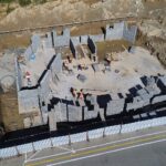 03.07.2020. Obrazów. Budowa amfiteatru i budynku Samorządowego Centrum Kultury / Urząd Gminy w Obrazowie