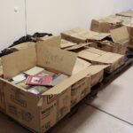 15.07.2020. Kielce. Biblioteka UJK otrzymała duży księgozbiór ze Stanów Zjednoczonych / Wiktor Taszłow / Radio Kielce