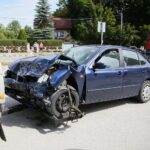 17.07.2020. Leszczyny. Wypadek / Wiktor Taszłow / Radio Kielce