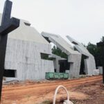 18.06.2020. Michniów. Budowa Mauzoleum Martyrologii Wsi Polskich / Wiktor Taszłow / Radio Kielce