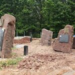 18.06.2020. Michniów. Budowa Mauzoleum Martyrologii Wsi Polskich / Wiktor Taszłow / Radio Kielce