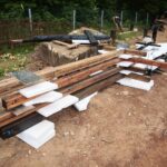 18.06.2020. Michniów. Budowa Mauzoleum Martyrologii Wsi Polskich / Wiktor Taszłow / Radio Kielce