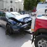 17.07.2020. Leszczyny. Wypadek / Wiktor Taszłow / Radio Kielce