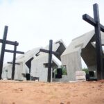 18.06.2020. Michniów. Budowa Mauzoleum Martyrologii Wsi Polskich / Wiktor Taszłow / Radio Kielce