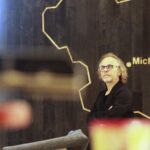 18.06.2020. Michniów. Budowa Mauzoleum Martyrologii Wsi Polskich. Na zdjęciu: Mirosław Nizio - architekt / Wiktor Taszłow / Radio Kielce