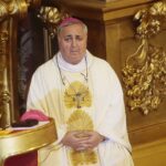 18.07.2020. Kielce. Święcenia biskupie ks. Henryka Jagodzińskiego w Bazylice Katedralnej w Kielcach. Na zdjęciu: abp Salvatore Pennacchio / Wiktor Taszłow / Radio Kielce