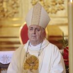 18.07.2020. Kielce. Święcenia biskupie ks. Henryka Jagodzińskiego w Bazylice Katedralnej w Kielcach. Na zdjęciu: abp Salvatore Pennacchio / Wiktor Taszłow / Radio Kielce