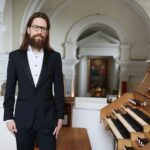 19.07.2020. Święty Krzyż. II Letni Festiwal Muzyki Sakralnej „Ucho Igielne”. Recital organowy Thomasa Corneliusa. Na zdjęciu: Thomas Cornelius / Wiktor Taszłow / Radio Kielce