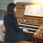 19.07.2020. Święty Krzyż. II Letni Festiwal Muzyki Sakralnej „Ucho Igielne”. Recital organowy Thomasa Corneliusa. Na zdjęciu: Thomas Cornelius / Wiktor Taszłow / Radio Kielce