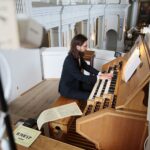 19.07.2020. Święty Krzyż. II Letni Festiwal Muzyki Sakralnej „Ucho Igielne”. Recital organowy Thomasa Corneliusa. Na zdjęciu: Thomas Cornelius / Wiktor Taszłow / Radio Kielce