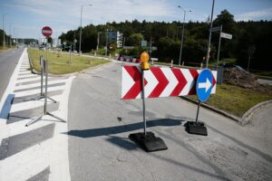 20.07.2020. Kielce. Zmieniona organizacja ruchu na ulicach Radomskiej i Warszawskiej / Wiktor Taszłow / Radio Kielce