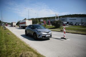 20.07.2020. Kielce. Zmieniona organizacja ruchu na ulicach Radomskiej i Warszawskiej / Wiktor Taszłow / Radio Kielce