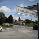 20.07.2020. Chęciny. Miejsce, gdzie powstanie nowe rondo / Wiktor Taszłow / Radio Kielce