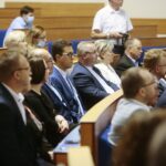 22.07.2020. Kielce. Podpisanie umów na dofinansowanie DPS-ów / Wiktor Taszłow / Radio Kielce