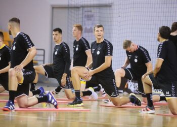 23.07.2020. Kielce. Trening PGE Kielce / Wiktor Taszłow / Radio Kielce