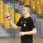 23.07.2020. Kielce. Trening PGE Kielce. Na zdjęciu: Cezary Surgiel / Wiktor Taszłow / Radio Kielce