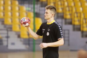 23.07.2020. Kielce. Trening PGE Kielce. Na zdjęciu: Cezary Surgiel / Wiktor Taszłow / Radio Kielce