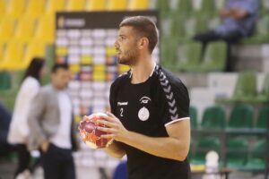 23.07.2020. Kielce. Trening PGE Kielce. Na zdjęciu: Branko Vujović / Wiktor Taszłow / Radio Kielce