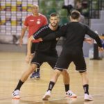 23.07.2020. Kielce. Trening PGE Kielce. Na zdjęciu: Branko Vujović / Wiktor Taszłow / Radio Kielce