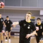 23.07.2020. Kielce. Trening PGE Kielce. Na zdjęciu: Cezary Surgiel / Wiktor Taszłow / Radio Kielce