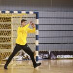 23.07.2020. Kielce. Trening PGE Kielce. Na zdjęciu: Mateusz Kornecki / Wiktor Taszłow / Radio Kielce