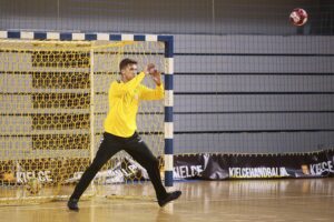 23.07.2020. Kielce. Trening PGE Kielce. Na zdjęciu: Mateusz Kornecki / Wiktor Taszłow / Radio Kielce