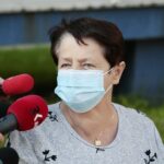 24.07.2020. Kielce. Wojewódzki Szpital Zespolony. Pacjentka, która jako pierwsza w województwie świętokrzyskim przeszła przeszczep nerki, spotkała się z mediami. Na zdjęciu: Teresa Ślusarczyk, której została przeszczepiona nerka / Wiktor Taszłow / Radio Kielce